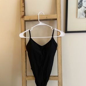 JCrew black one piece suit